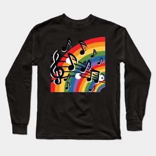 Gay Pride Musical Rainbow Long Sleeve T-Shirt